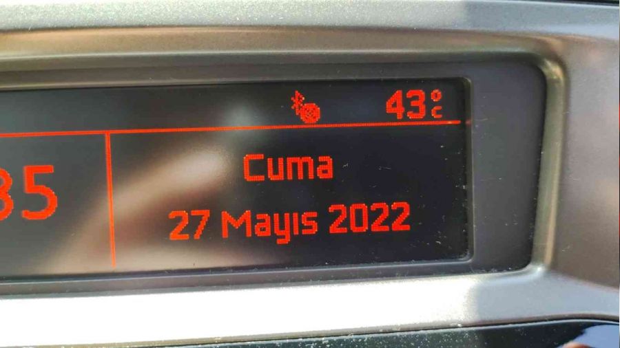 Adana'da termometreler 43 dereceyi gsterdi