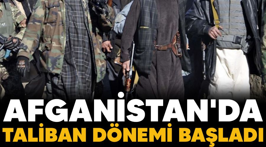 Afganistan'da Taliban d�nemi ba�lad�