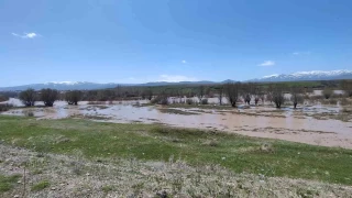 Ar'da Murat Nehri tat araziler sular altnda kald