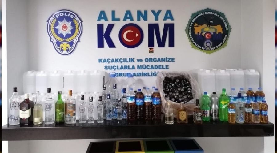 Alanya'da sahte iki operasyonu