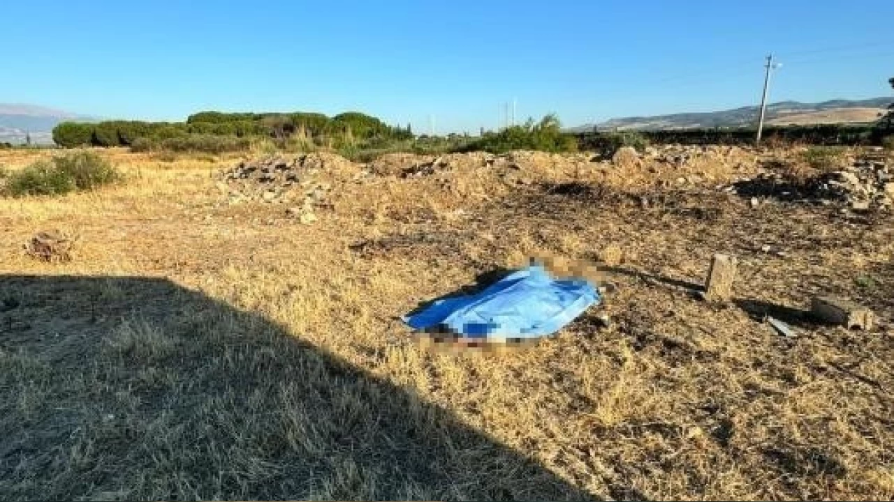 Alaşehir'de boş arazide erkek cesedi bulundu