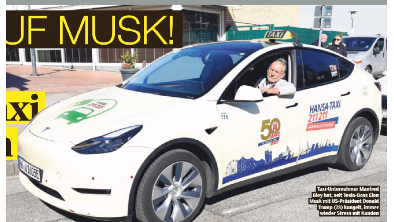 Almanlar Tesla taksileri de boykot ediyor