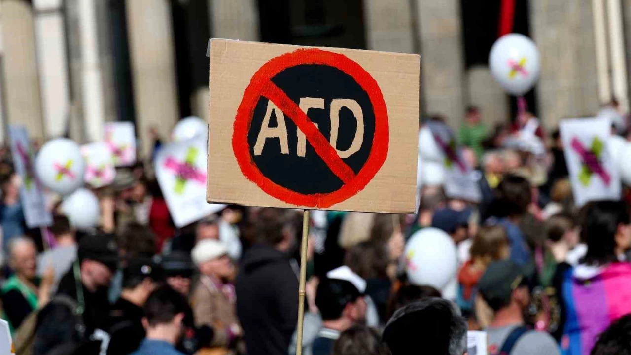 Almanya'da aşırı sağcı AfD karşıtı gösteri