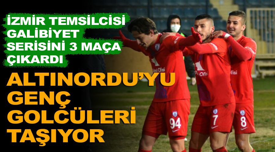 Altınordu'yu genç golcüleri taşıyor