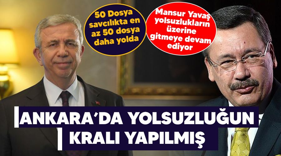 Ankara'da yolsuzluğun kralı yapılmış