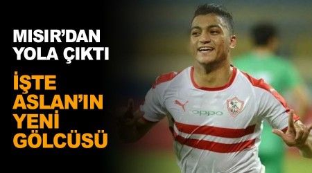 Aslan'ın yeni golcüsü Mısır'dan yola çıktı