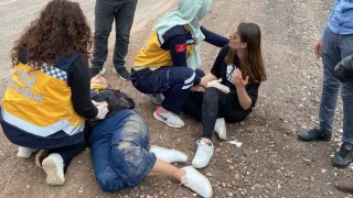 ATV turu yapan üniversiteliler kaza yaptı