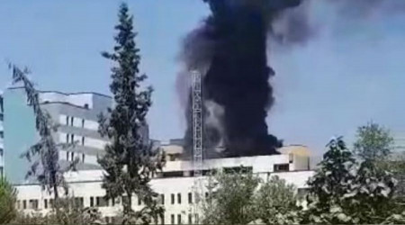 Aydın Şehir Hastanesi'nde yangın