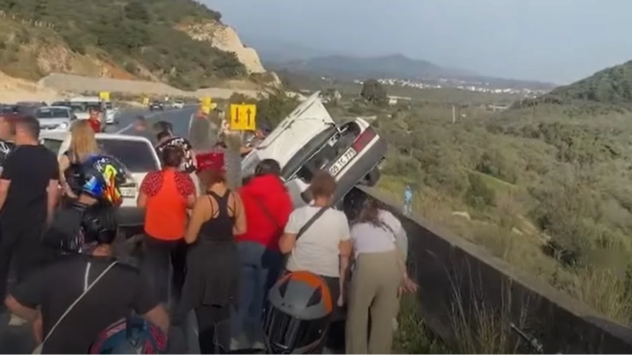 Aydın'da zincirleme trafik kazası: 8 yaralı