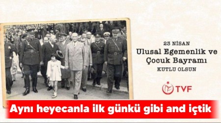 Aynı heyecanla ilk günkü gibi and içtik
