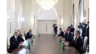 Bakan Bayraktar, Aliyev tarafından kabul edildi