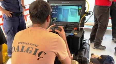 Batan teknenin yeri tespit edildi