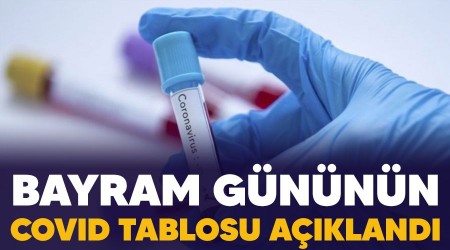 Bayram gününün Covid tablosu açıklandı