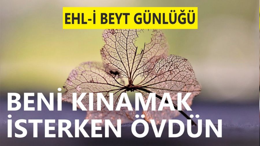 Beni k�namak isterken �vd�n