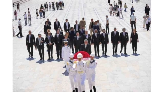 Beikta ynetiminden Antkabir'e ziyaret