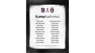 Beşiktaş'ın, Trabzonspor maçı kamp kadrosu belli oldu