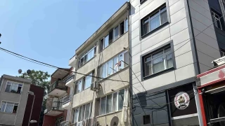 Beikta'ta 3 katl binada yangn panii
