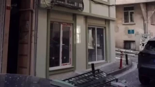 Beşiktaş'ta tadilat yapılan binada patlama: 1 işçi yarlandı