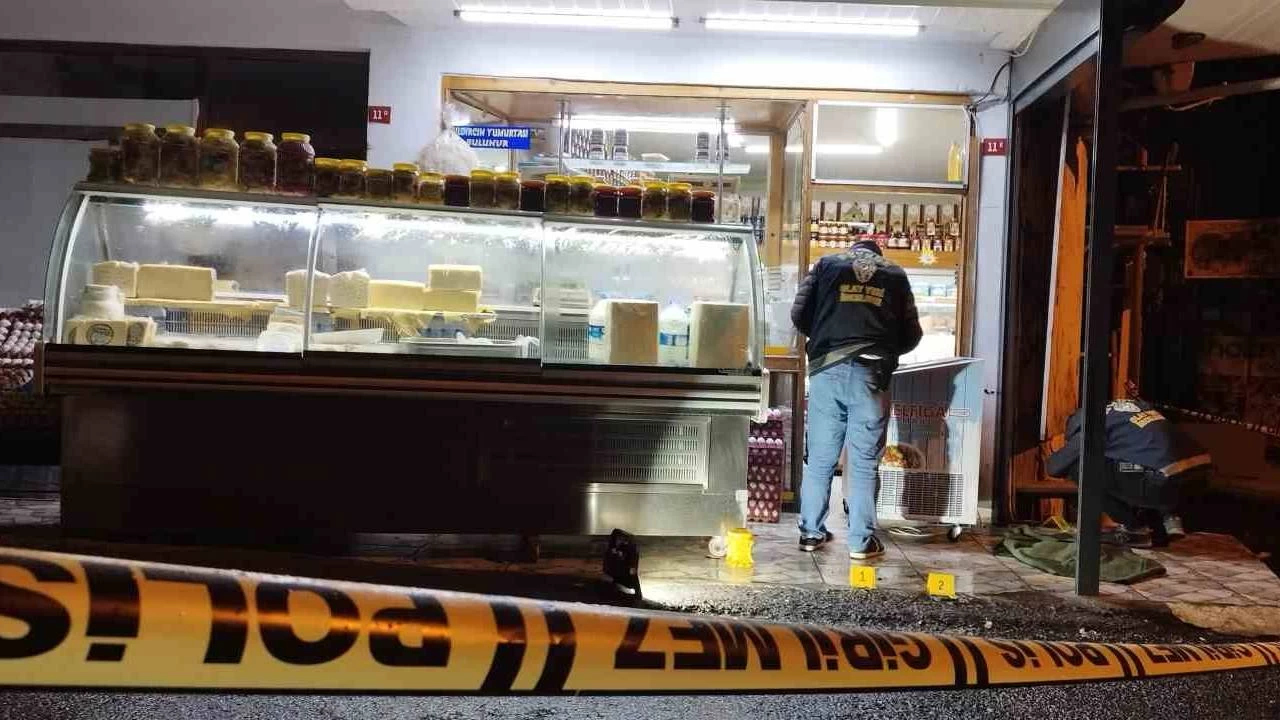 Beykoz'da kur�unlanan i� yerinin sahibi yaraland�