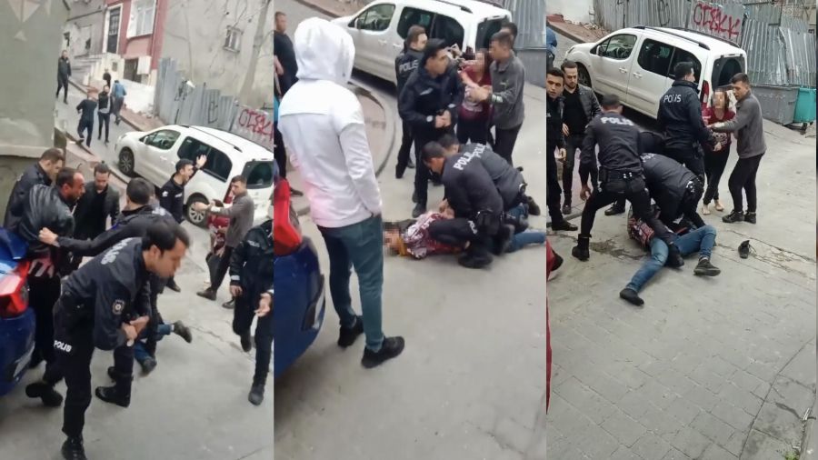 Beyoğlu'nda polise saldırı: 5 polis yaralandı
