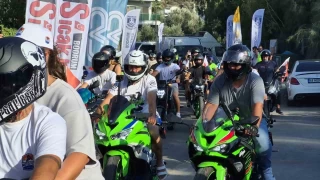 Binlerce motosiklet tutkunu Bodrum'da bulutu