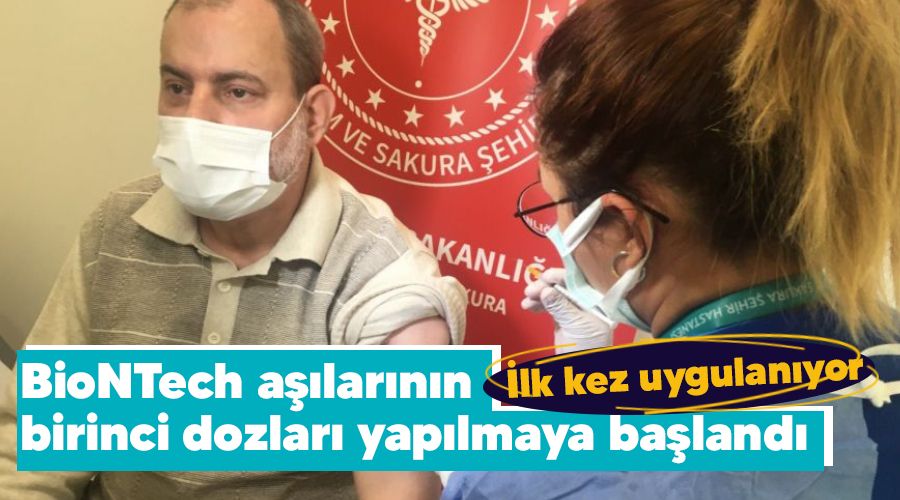 BioNTech alarnn birinci dozlar yaplmaya baland