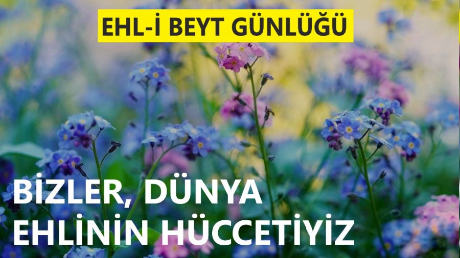 ‘Biz, dünya ehlinin hüccetiyiz’