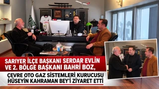 BTP Sarıyer İlçe Teşkilatından iş dünyasına ziyaret