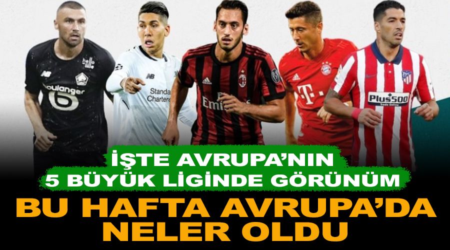 Bu hafta Avrupa'da neler oldu