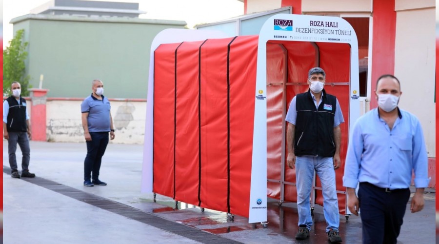 Bu t�nel dezenfekte ediyor