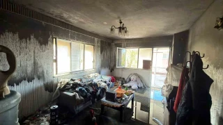 Burdur'da yang�nda mahsur kalan 2 kad�n� ekipler kurtard�