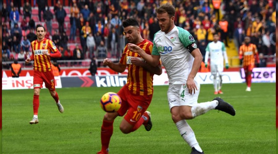 Bursa kaçtı, Kayseri yakaladı: 1-1