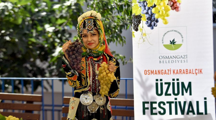 Bursa'da en güzel üzümler yarıştı