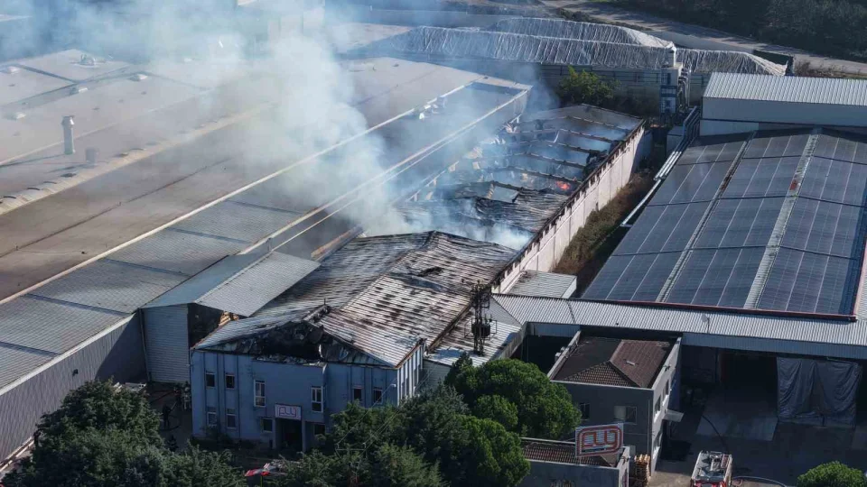 Bursa'da fabrika yangınının bilançosu ortaya çıkt