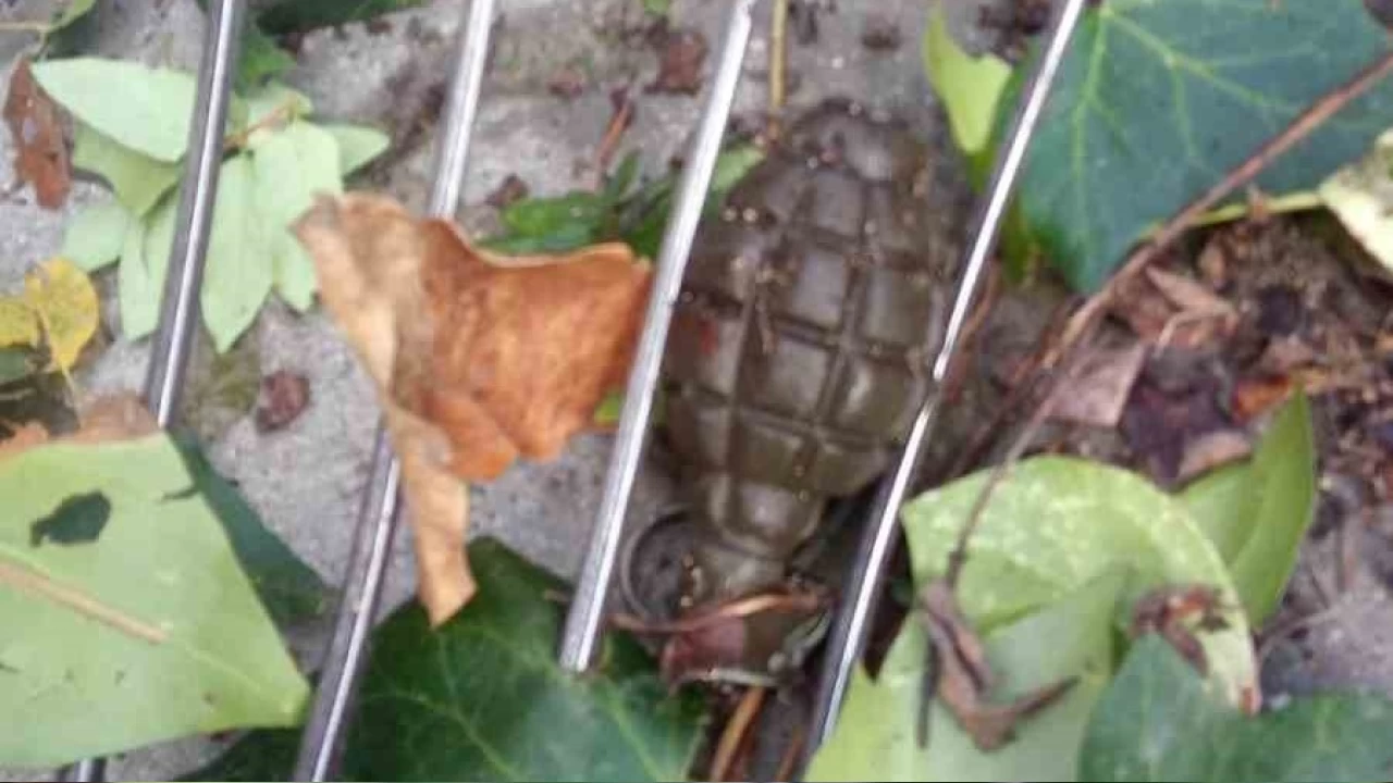 Büyükçekmece'de el bombası paniği