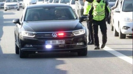 'Çakar'dan dolayı 117 araç trafikten men edildi