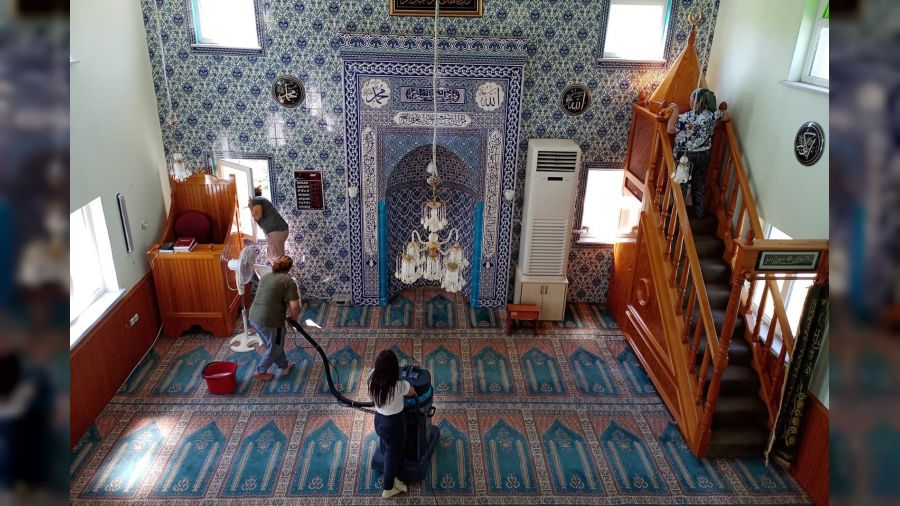 Camiler Kurban Bayram�na haz�rlan�yor