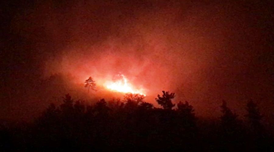 Çanakkale'deki orman yangını o tesislerini tehdit ediyor