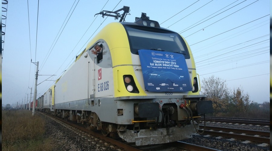 in yolcusu ihracat trenimiz Kocaeli'ye ulat