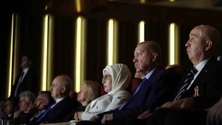Cumhurbakan Erdoan, "En Uzun Gece" destannn ilk temsiline katld