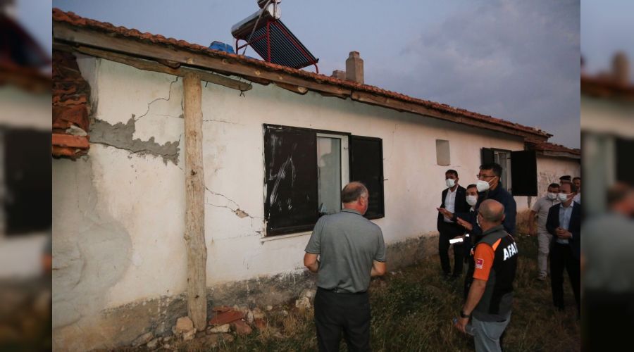 "Deprem sonrası 15 binada hasar tespit edildi"