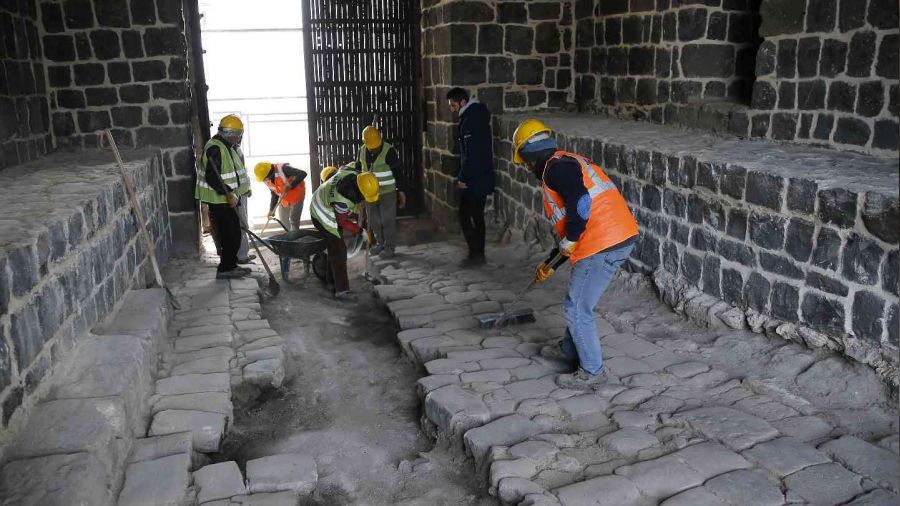 Diyarbakr'da 1700 yllk tarih gn yzne kt