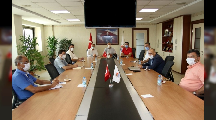 DTSO Fuar ve Markalaşma Komisyonu Mersin'de temaslarda bulundu