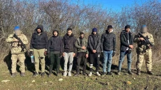 Edirne'de 160 göçmen ve 6 organizatör yakalandı
