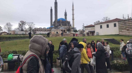 Edirne'de sağanak etkili oldu