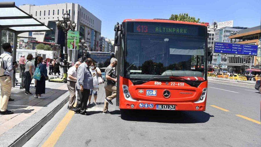 EGO otobslerinde cretsiz internet dnemi