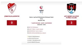 Elazspor - Vanspor FK mann sonucu akland