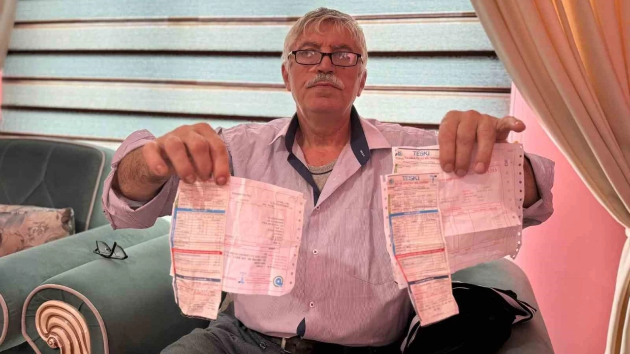 Emekli vatandaa 2 bin 564 TL'lik su faturas oku: Ben hamam altrmyorum