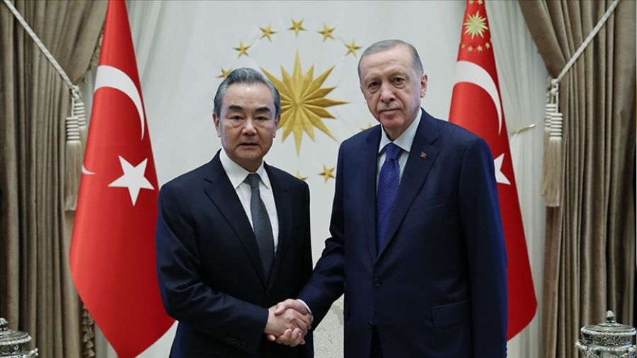 Erdoğan Çin Dışişleri Bakanı ile görüştü