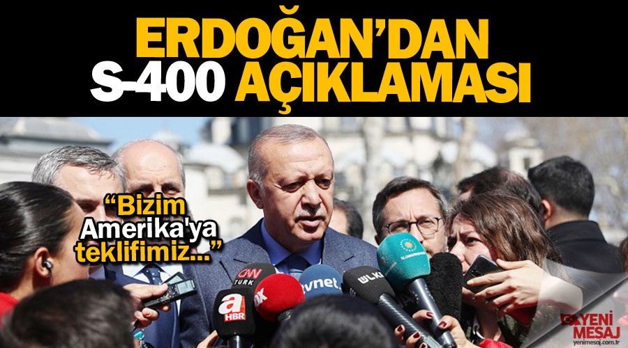 Erdo�an: S-400'ler gelecek